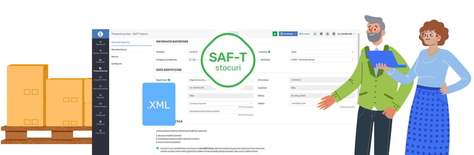 saf-t stocuri in SmartBill Gestiune